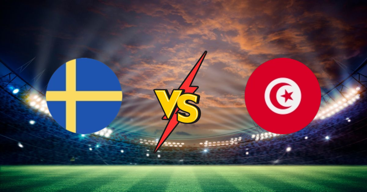 Suède vs Tunisie